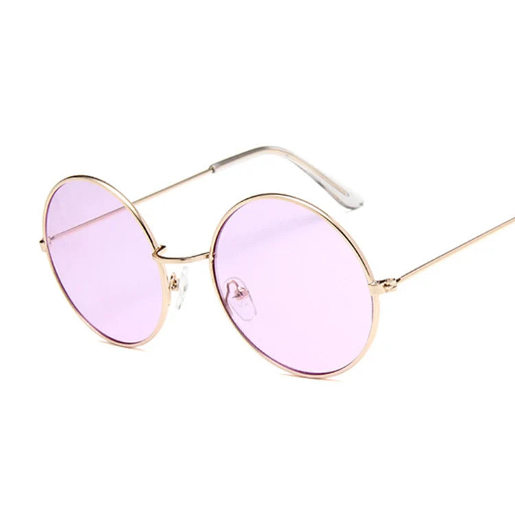 Élégance Rétro : Lunettes de Soleil Vintage Rondes