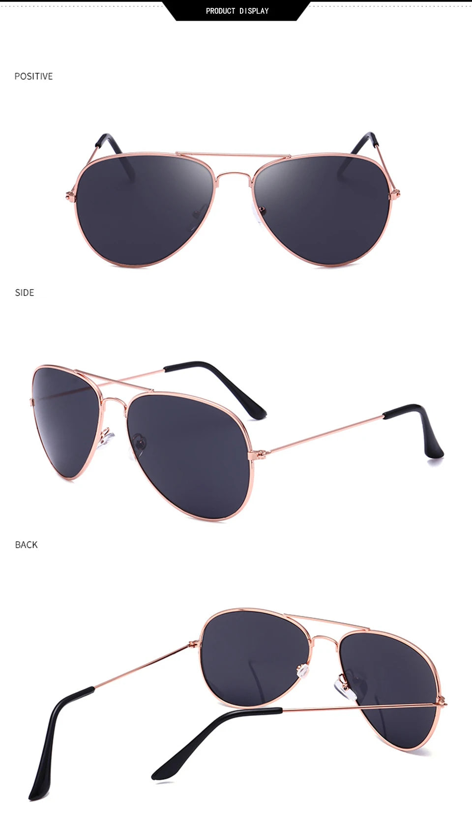 Lunettes Aviator Colorées