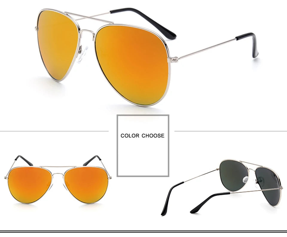 Lunettes Aviator Colorées