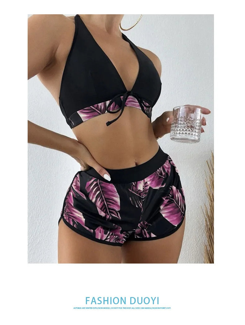 Ambiance Tropicale: Maillot de bain 3 pièces